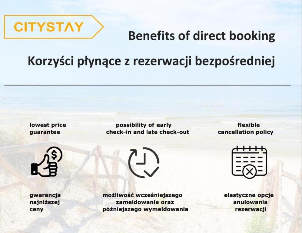 Citystay Nadmorski Apartament Marina Primore Karawela Gdańsk Exterior foto